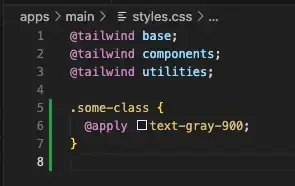Tailwind CSS IntelliSense installed