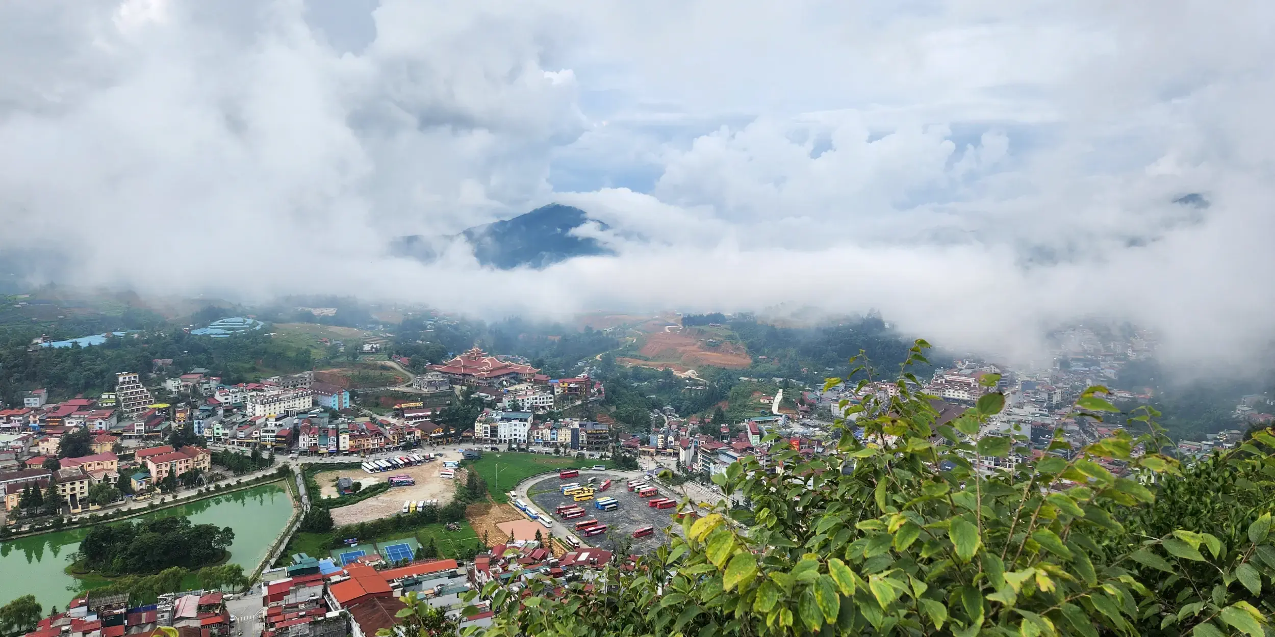 Climbing Ham Rong (Dragon) Mountain, in Sapa, Vietnam