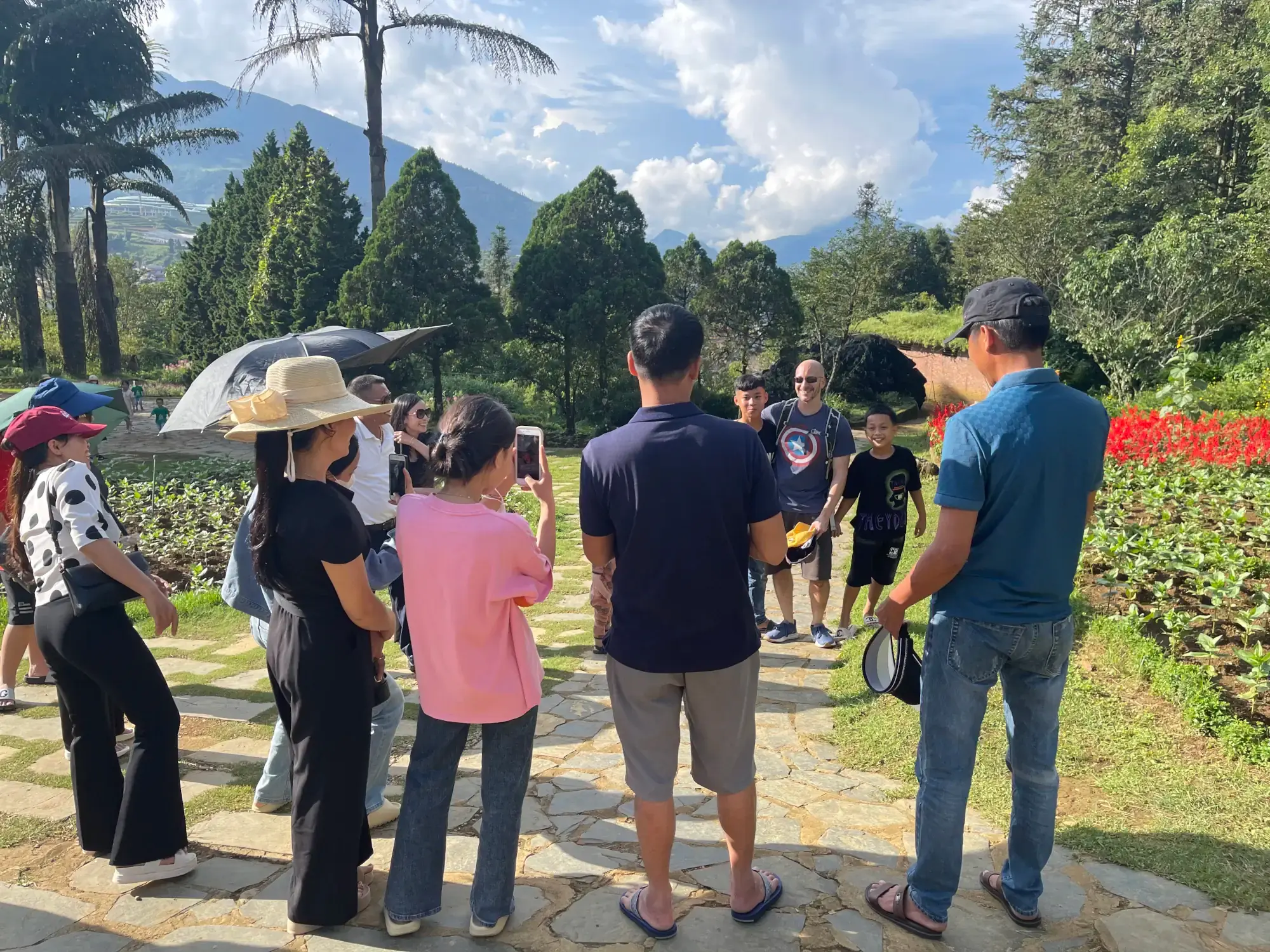 Token Westerner at Ham Rong Mountain