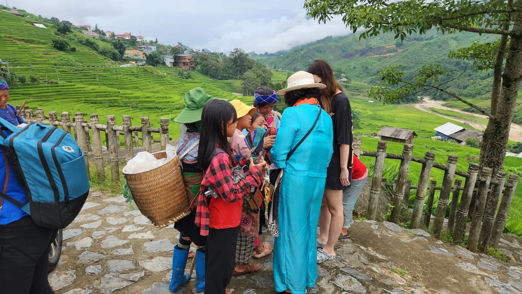 Our Muong Hoa Valley Entourage