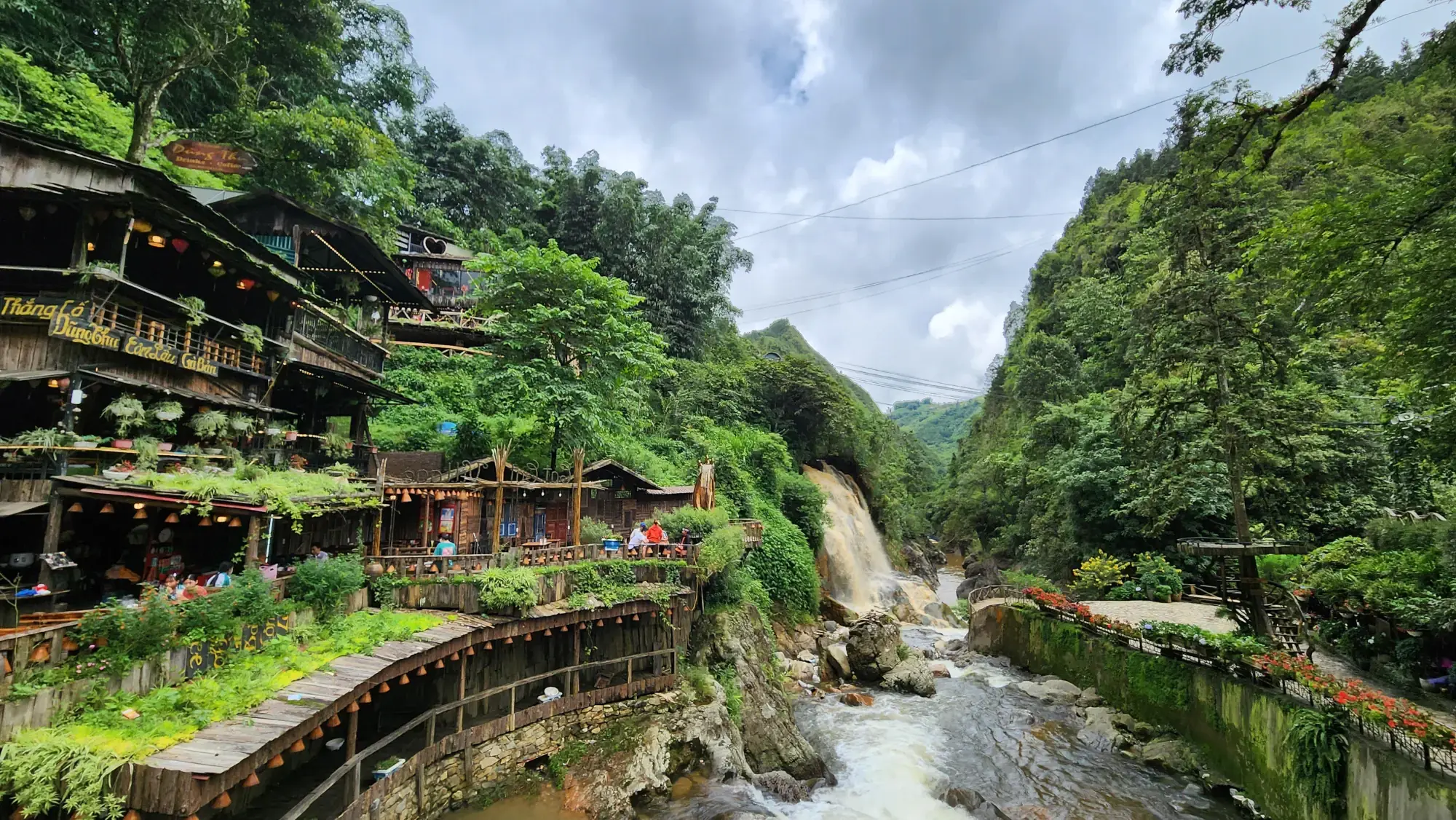 Cat Cat Village Waterfall, Sapa, Vietnam