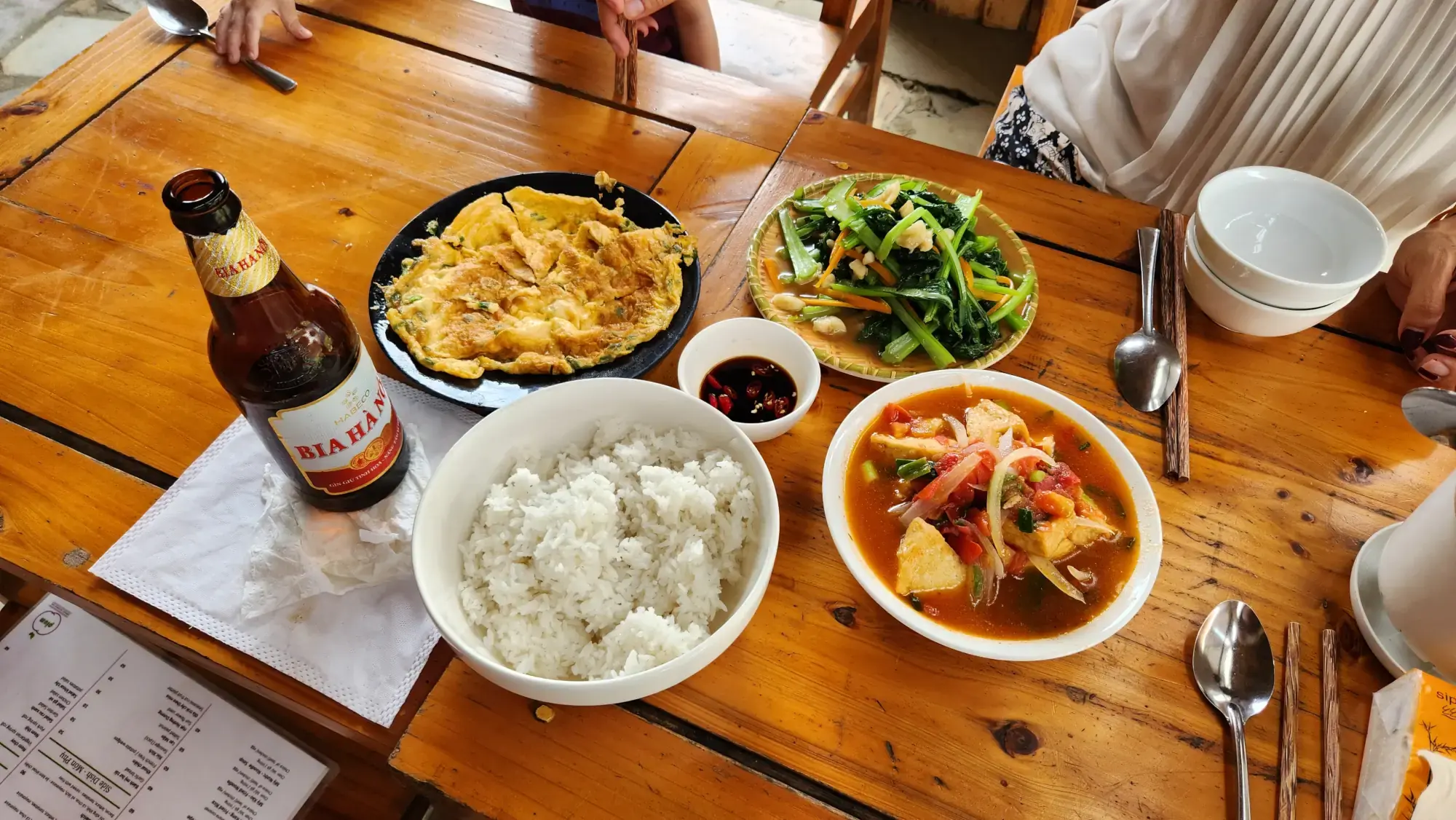 Plum Eco House Homestay's food in Sapa, Vietnam