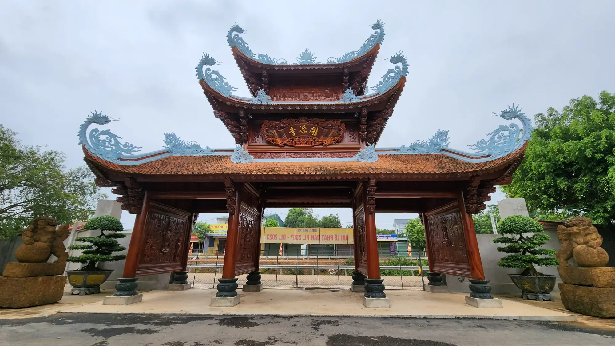 Khai Nguyen Temple Main Gate