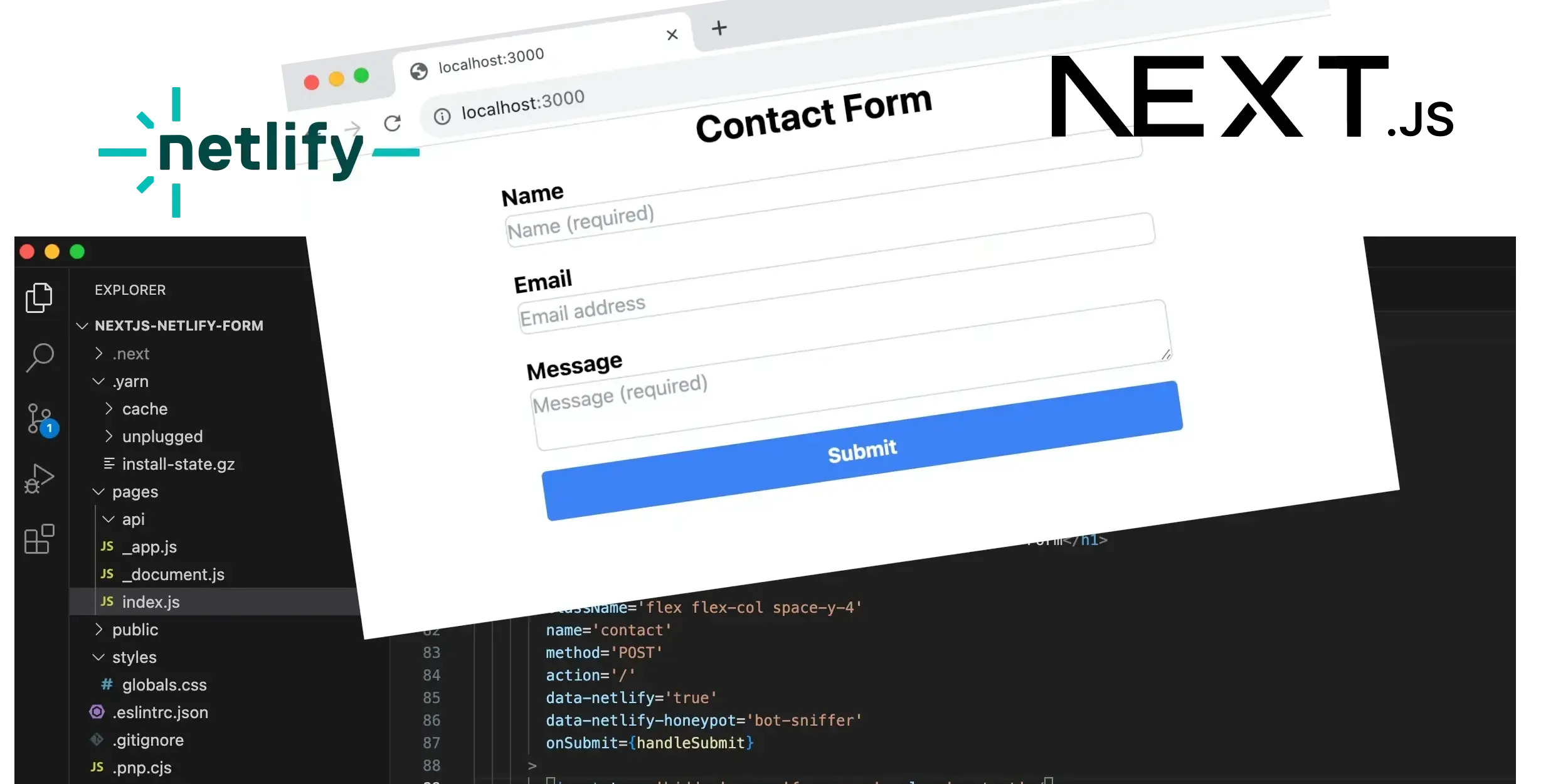 Cover Image for Build a Simple Contact Form with Next.JS and Netlify