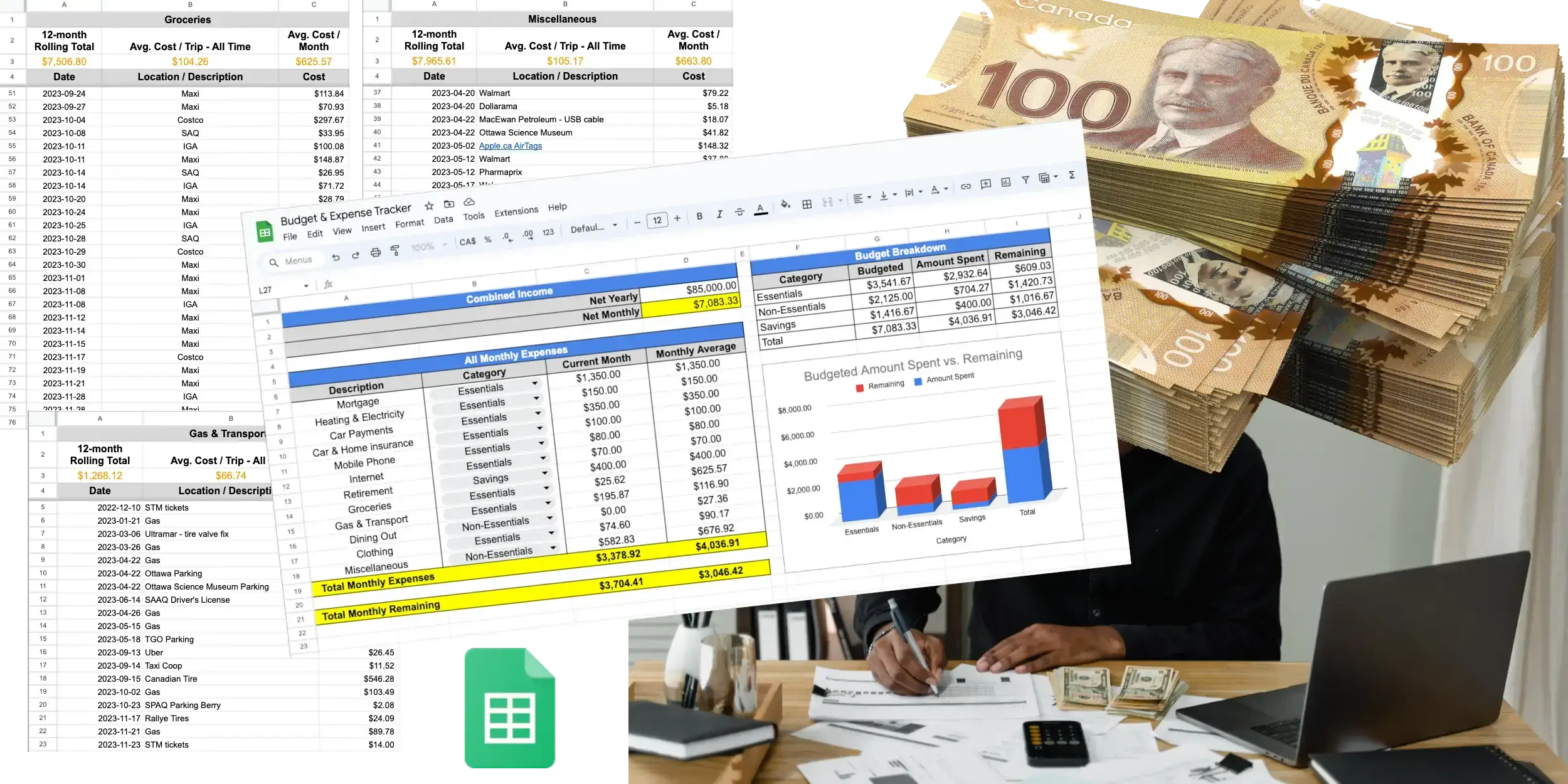 Create a Budget Tool with Google Sheets