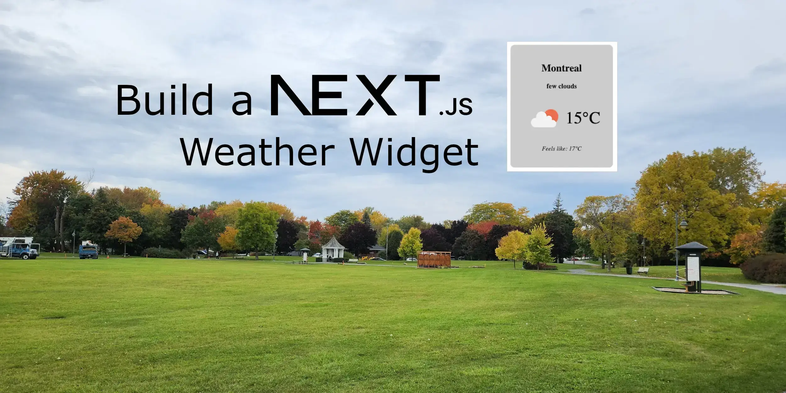 Cover Image for Build a Weather Widget Using Next.js
